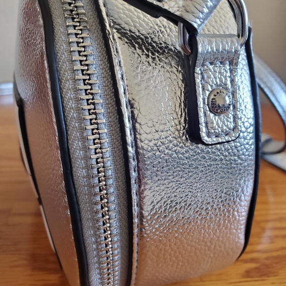 Karl Lagerfeld Silver Crossbody Bag - Picture 6 of 16